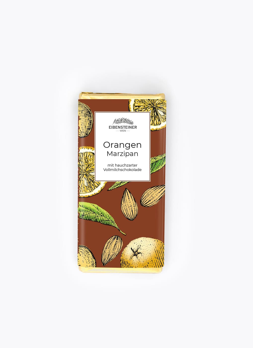 Orangen-Marzipan in Milchschokolade